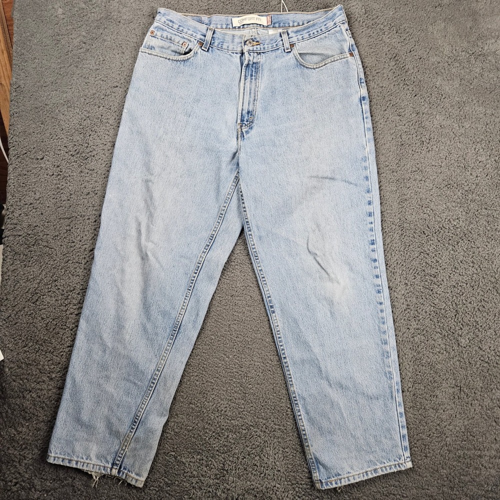 Levi's 560 Comfort Fit Jeans Mens W36 L30 Light Wash Denim Relaxed Vintage